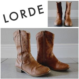 Lorde Embroidered Western Cowboy Boots